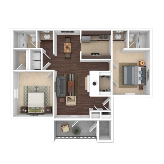 1, 2 & 3Bedroom Apartments in Fayetteville, NC Henley